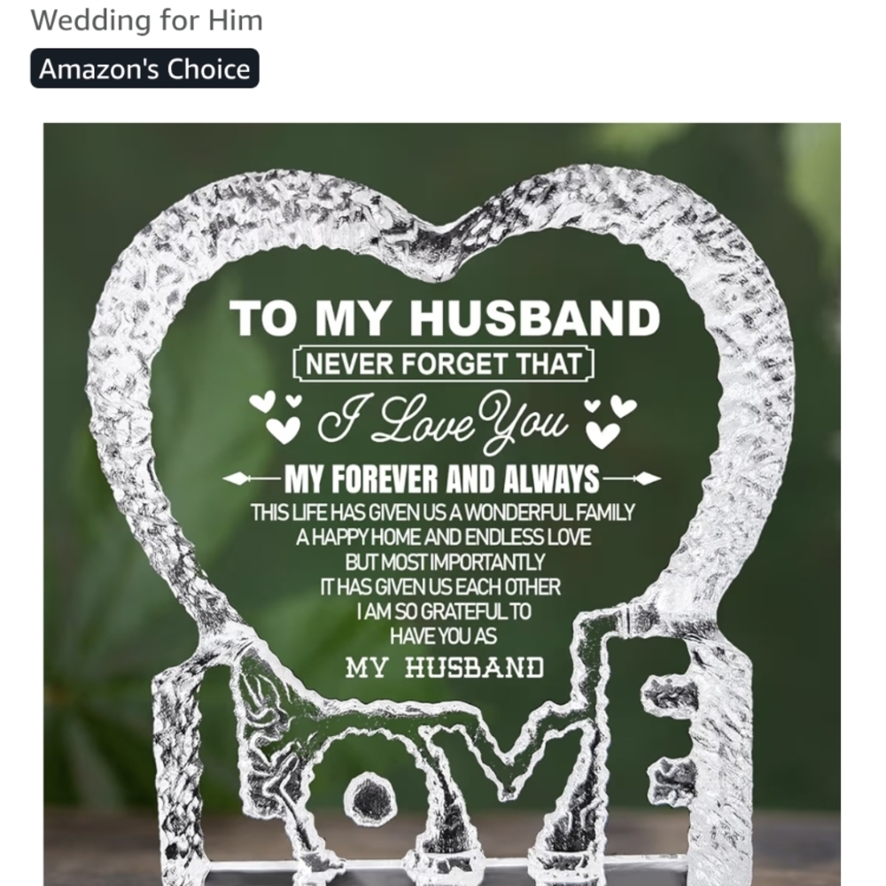 Heart-Shaped Crystal Love Keepsake